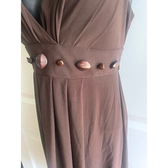 Womens Bisou Bisou Dress Size 6 Y2K Babydoll Coquette Beaded Festival Ren Faire - Picture 3 of 7